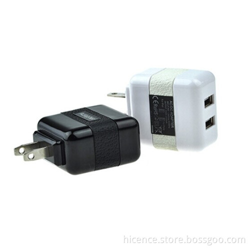 2 USB Port Wall Charger with 3.1A 2.1A Output